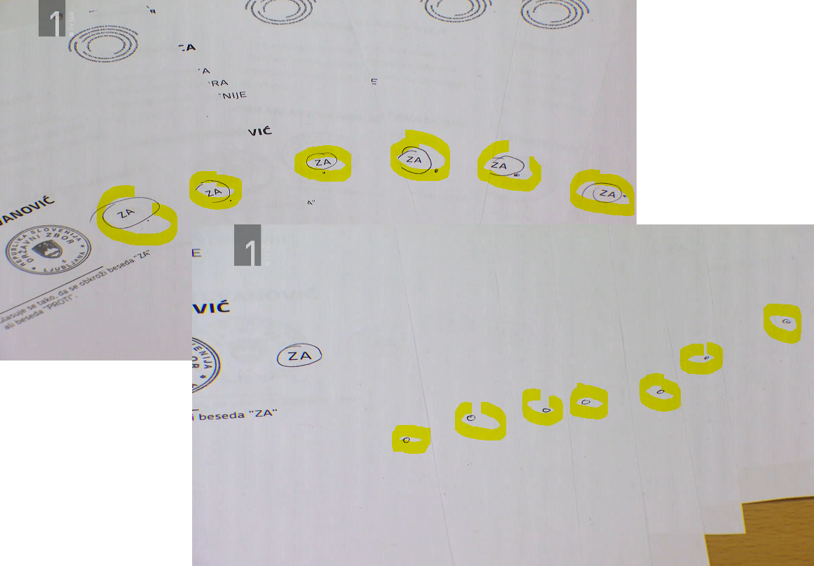 Image for Križci in krožci: anatomija tajne operacije z označenimi glasovnicami