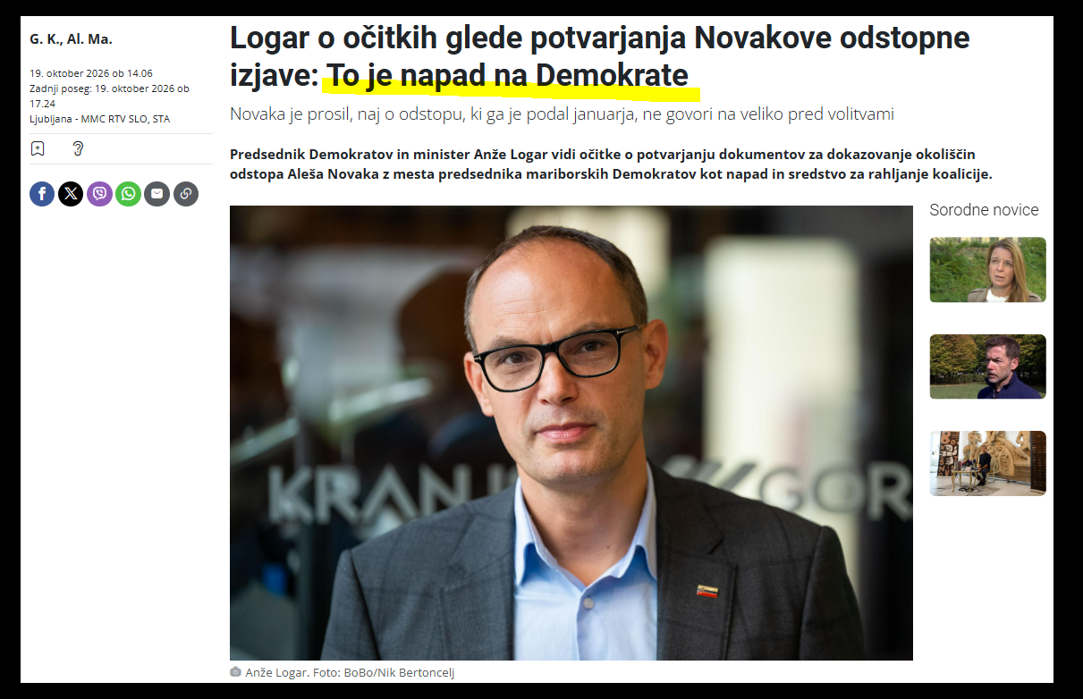 Image for Odzivi na mojo kazensko ovadbo: Logarjevi peklenščki iz Svobode in slovensko novinarstvo