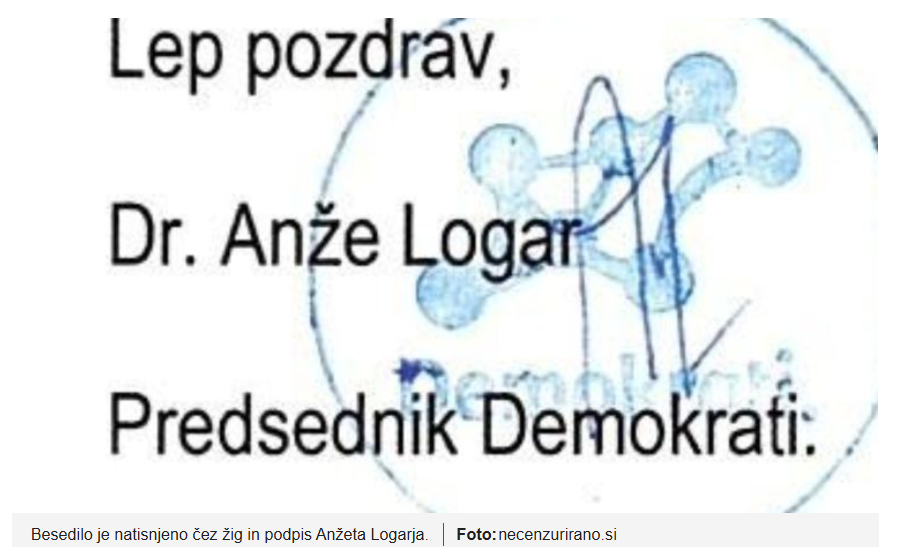 Image for Kazenska ovadba zoper Aleša Novaka, Anžeta Logarja in stranko »Demokrati. Anžeta Logarja«